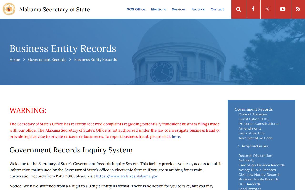 Trussville residents directory Alabama business entity search